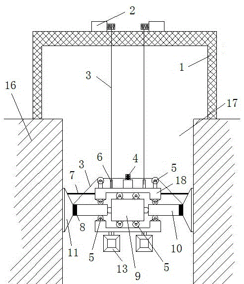 In-situ tester for horizontal resistance coefficient of deep formation