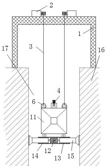 In-situ tester for horizontal resistance coefficient of deep formation