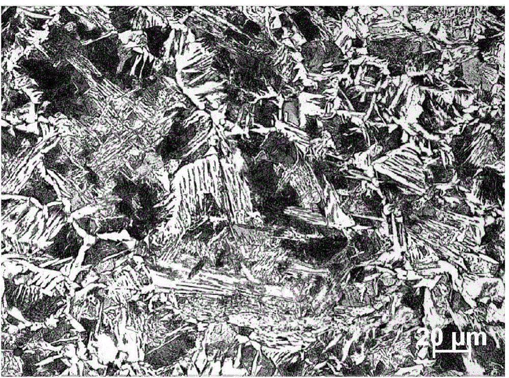 Method for controlling widmannstatten structure in upgrade of C-Mn steel