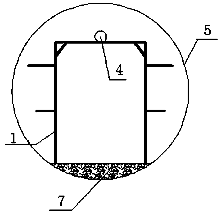 Mobile platform device for accelerating cooling of high-temperature section of tunnel