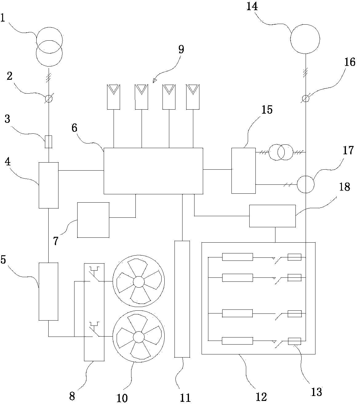 Intelligent load resistance box