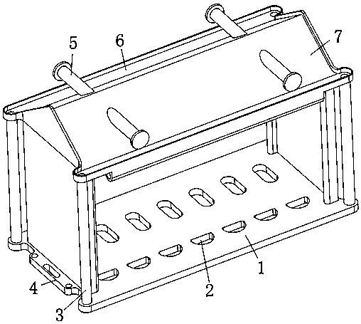 Theft-proof shed for bicycles