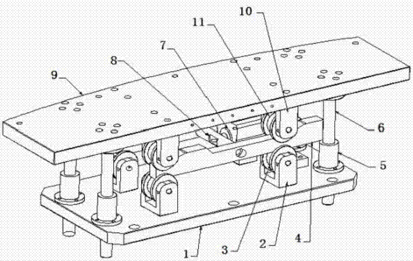 Large-load liftable workbench