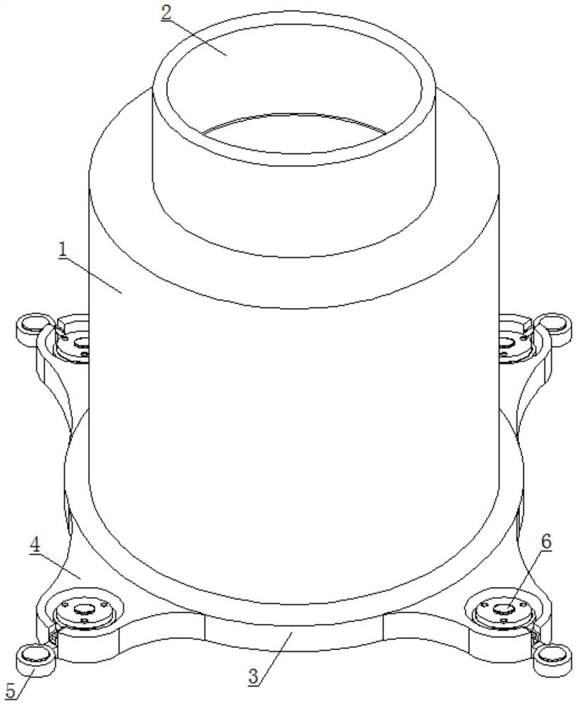 Compressor air inlet control valve with flow guide function