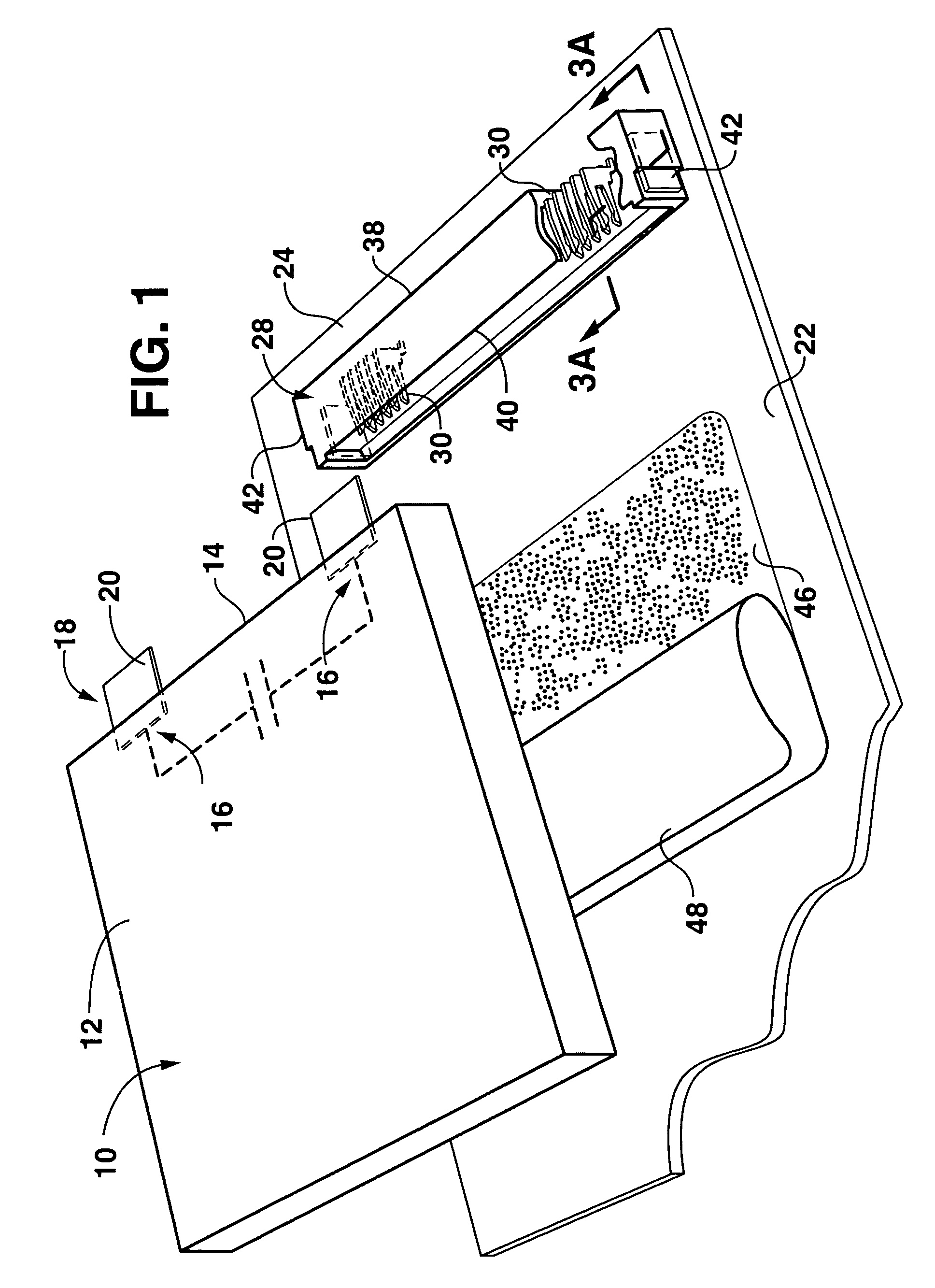 Electrochemical low ESR capacitor with connector