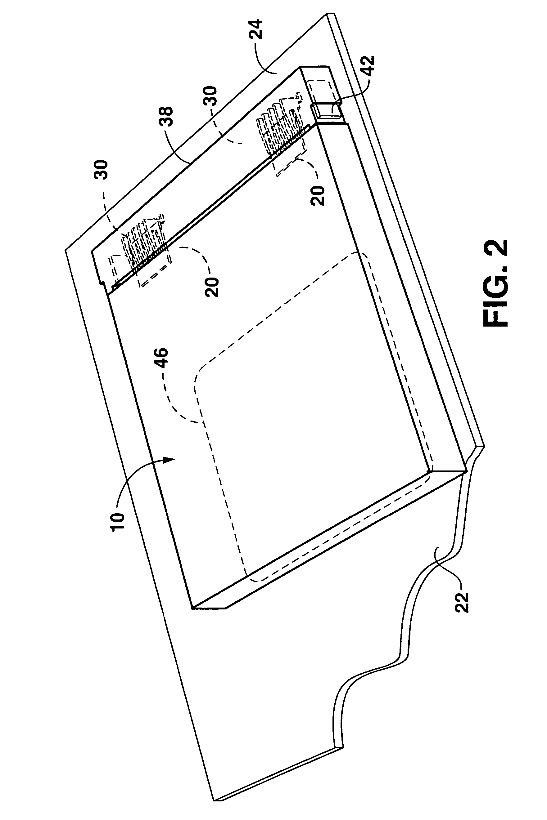 Electrochemical low ESR capacitor with connector