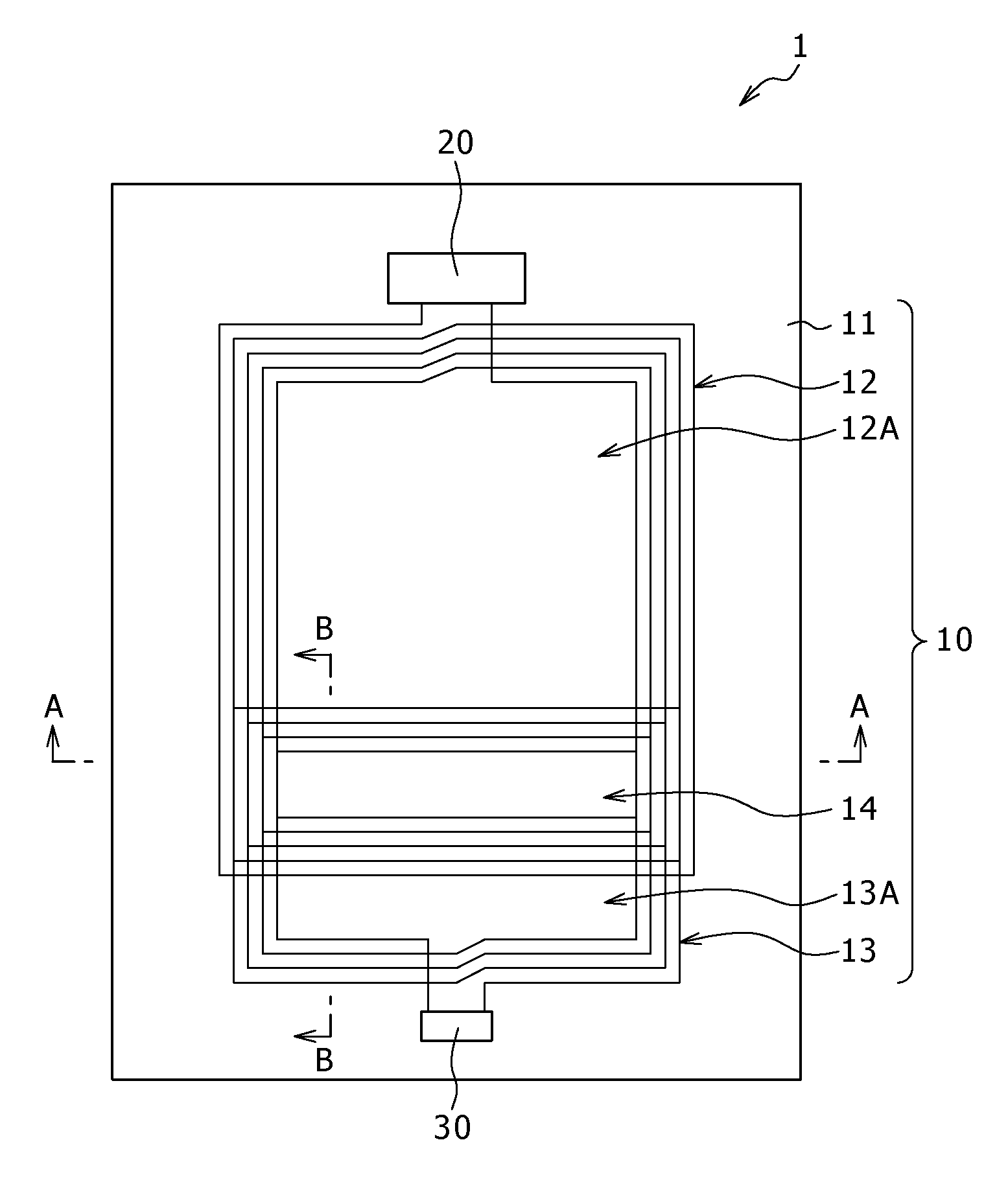 Antenna substrate for non-contact communication apparatus and non-contact communication apparatus