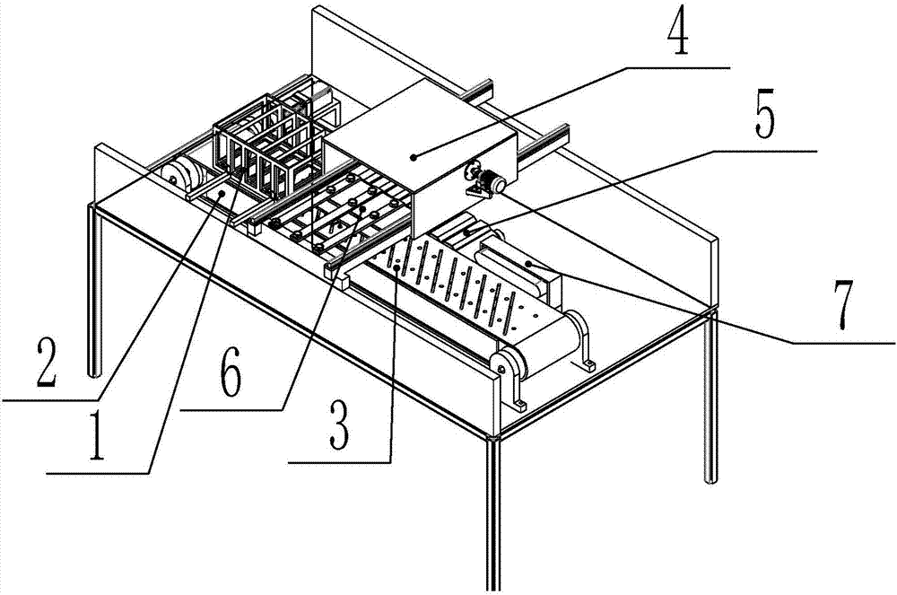 Automatic bagging production line of rod-shaped foods