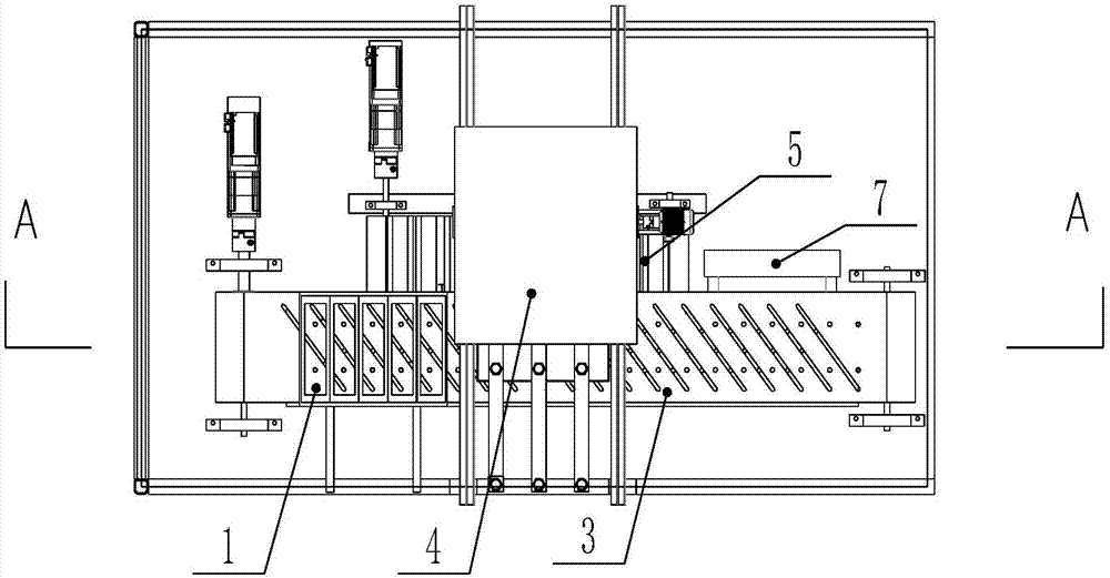 Automatic bagging production line of rod-shaped foods