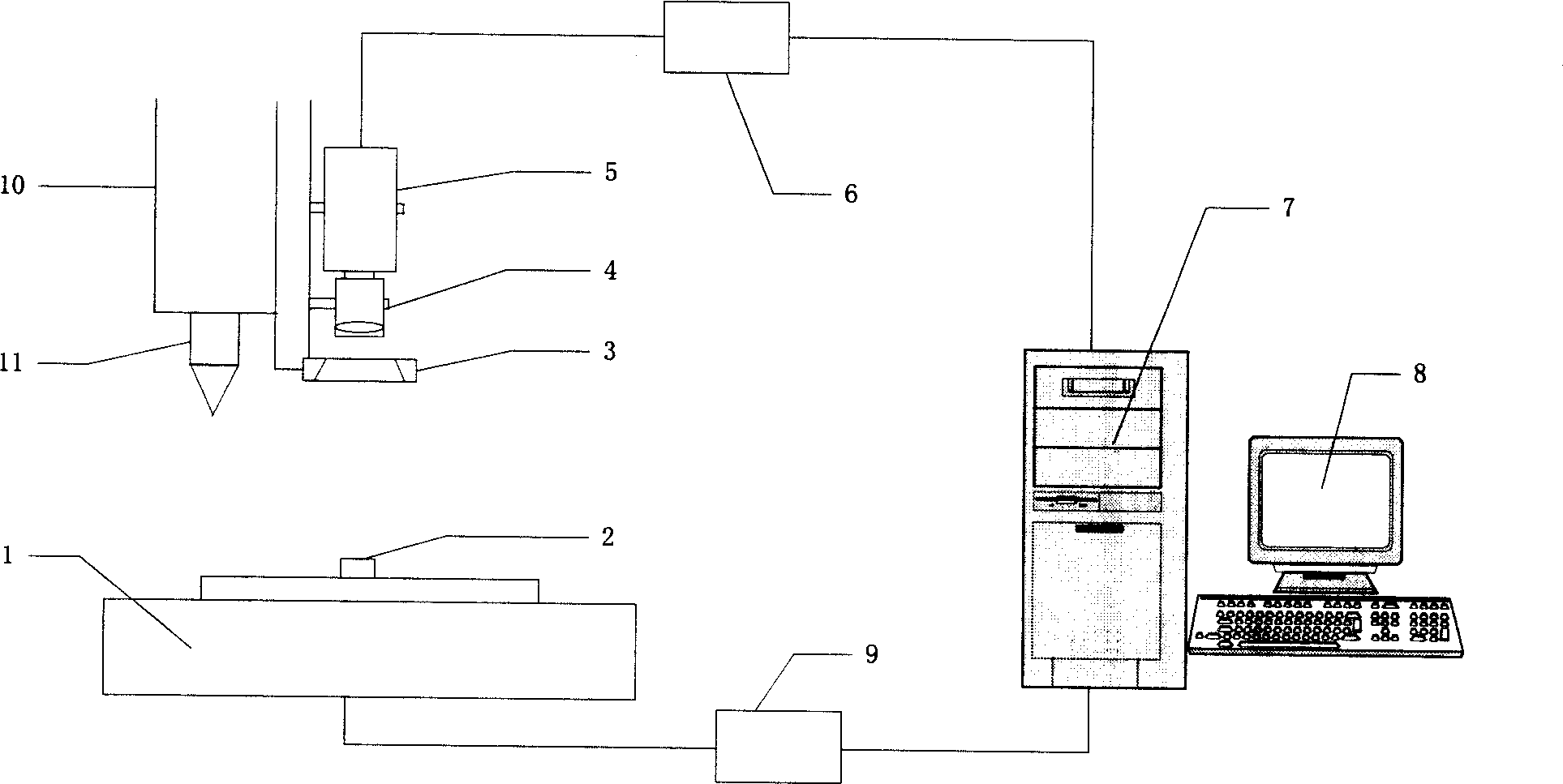 Welding disk vision identifying and positioning system for flexible laser ball implanting machine