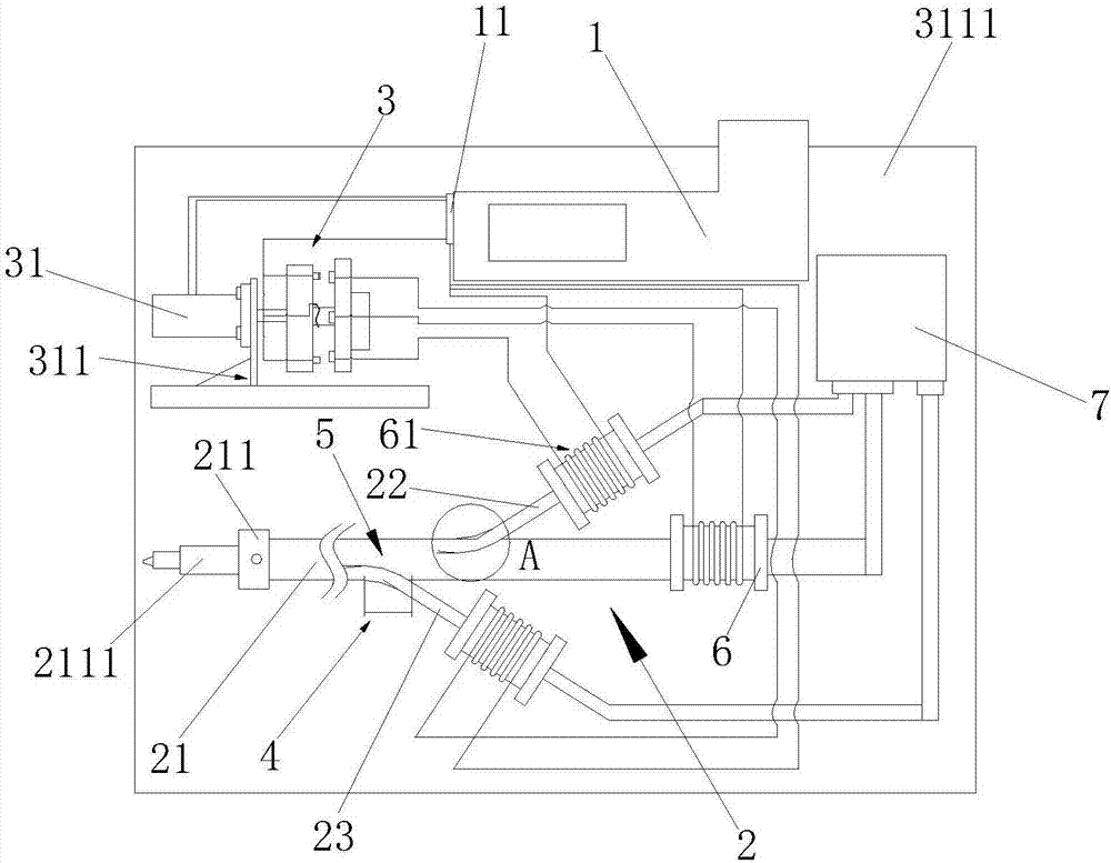 Device for driving solid-liquid two-phase flow to form abrasive water jet based on electromagnetic principle