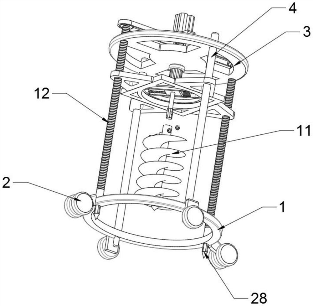 Soil drilling machine for garden engineering