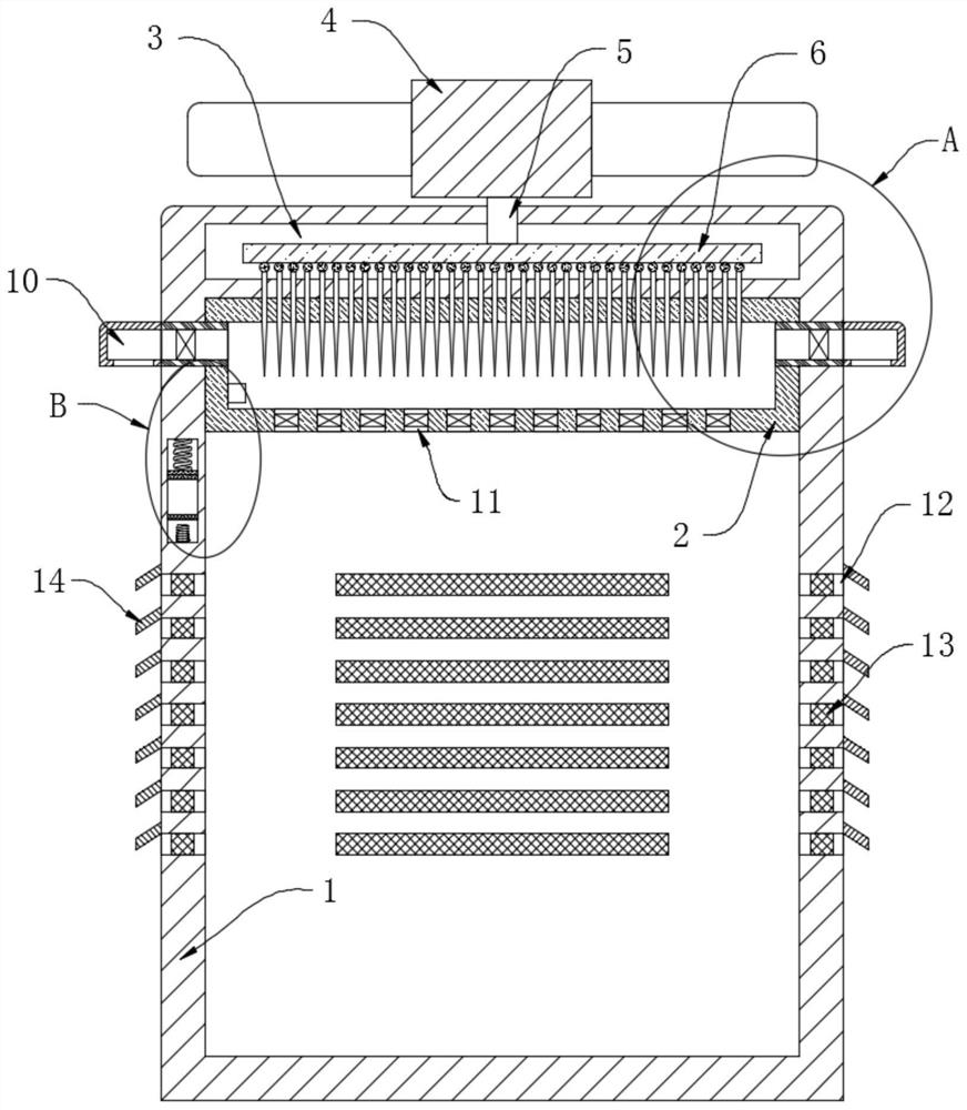 Dustproof heat dissipation power distribution cabinet for expressway