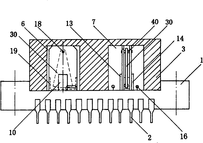 Plug-in horizontal state sensor