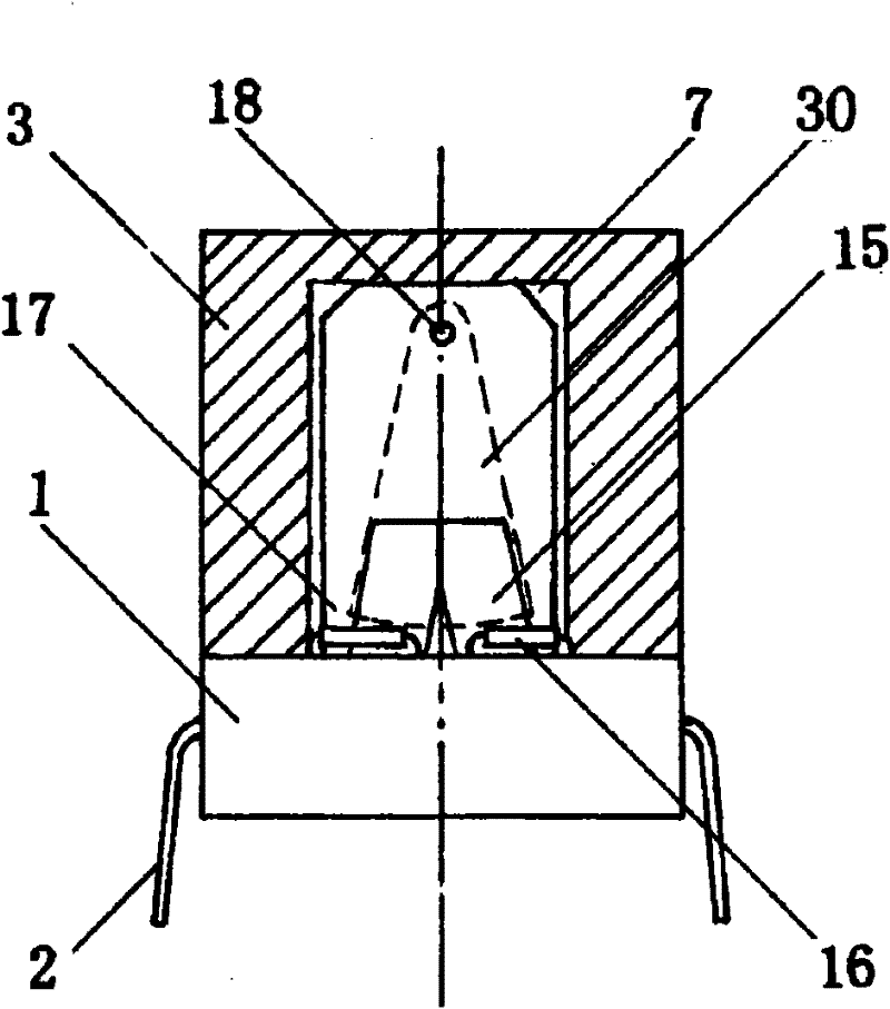 Plug-in horizontal state sensor