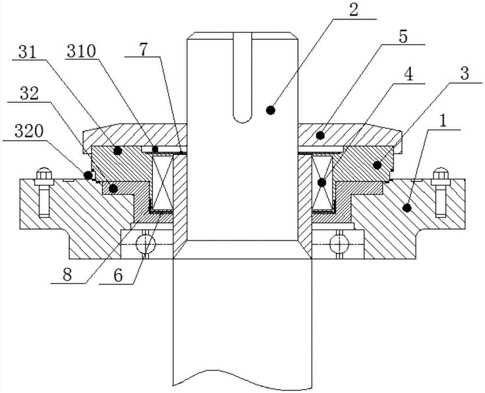 Sand prevention device of submersible pump motor