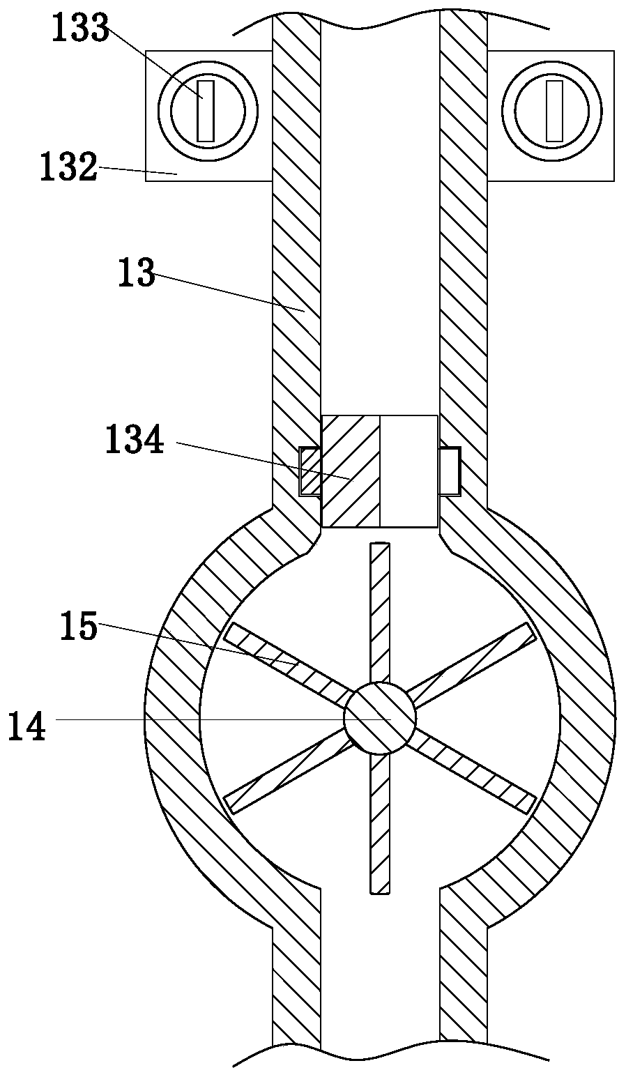 River sewage treatment method