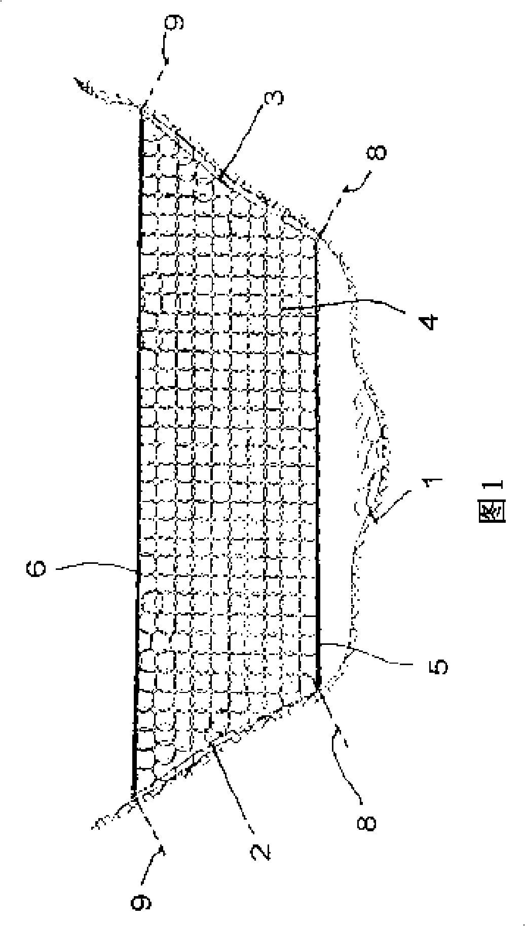 Blocking device for flowing waterway and various streams