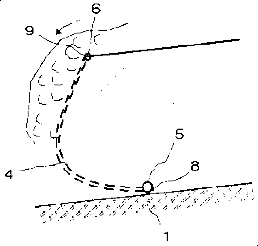 Blocking device for flowing waterway and various streams