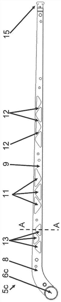 Large manipulator with weight-optimized articulated mast