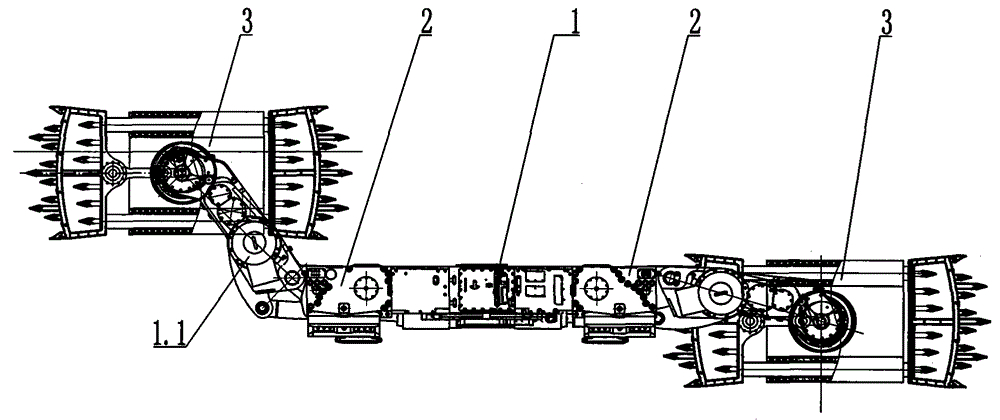 Reciprocating impact mining method for setting discharge hole and discharge and reciprocating impact mining machine for setting discharge hole discharge to realize the method