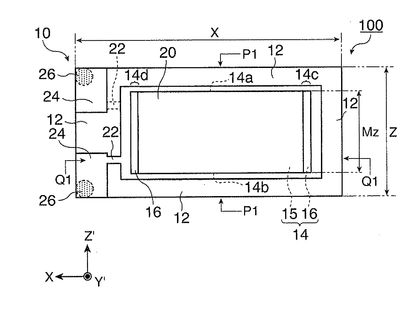 Piezoelectric vibration element, piezoelectric vibrator, piezoelectric oscillator, and electronic device