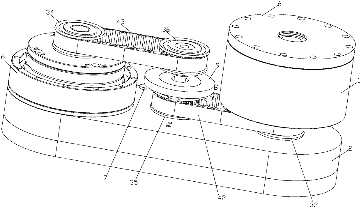 Parallel type all-in-one machine for robot joints