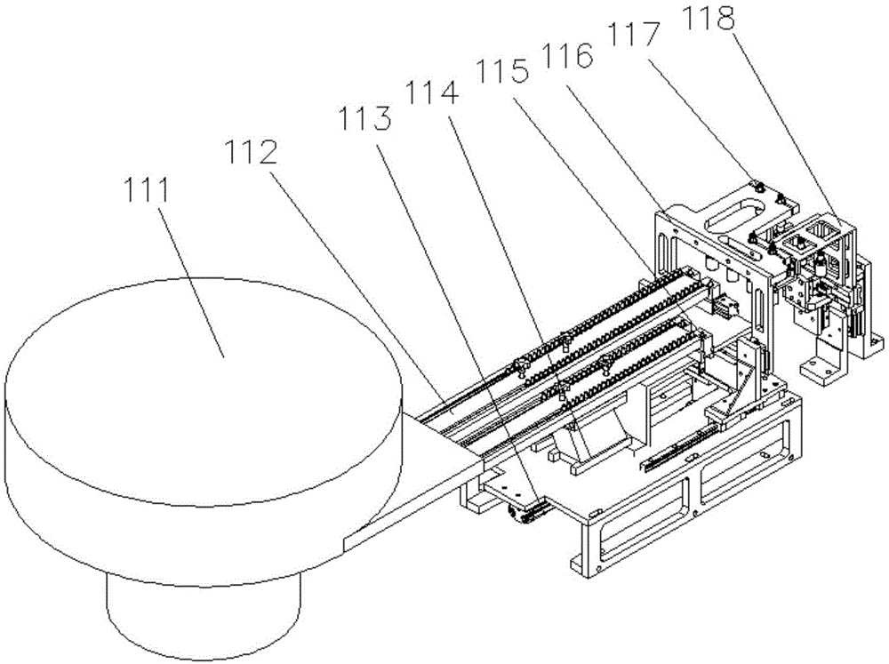 A linear eye drop bottle washing, filling, stoppering and capping integrated machine and method