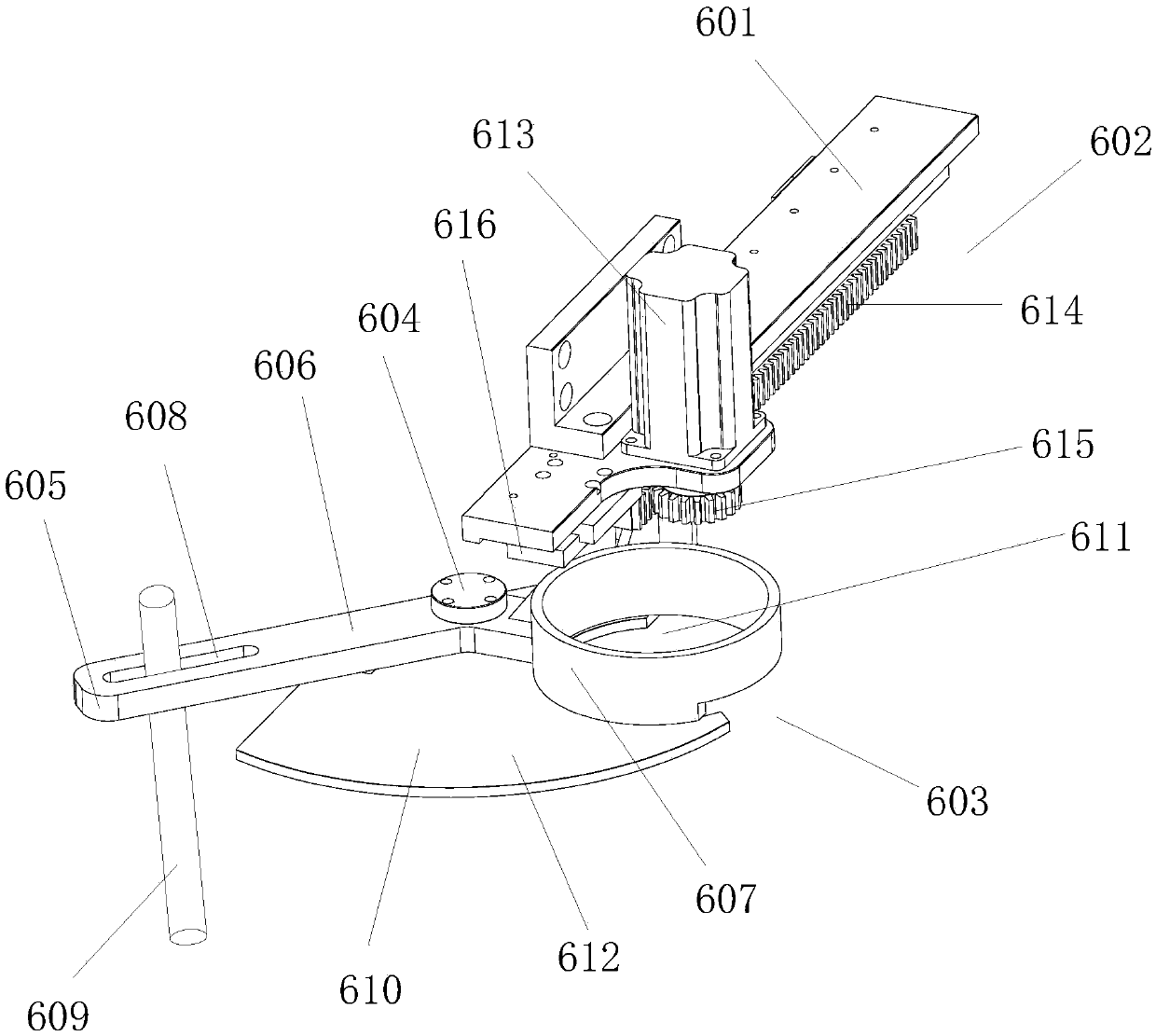 Workpiece machining device