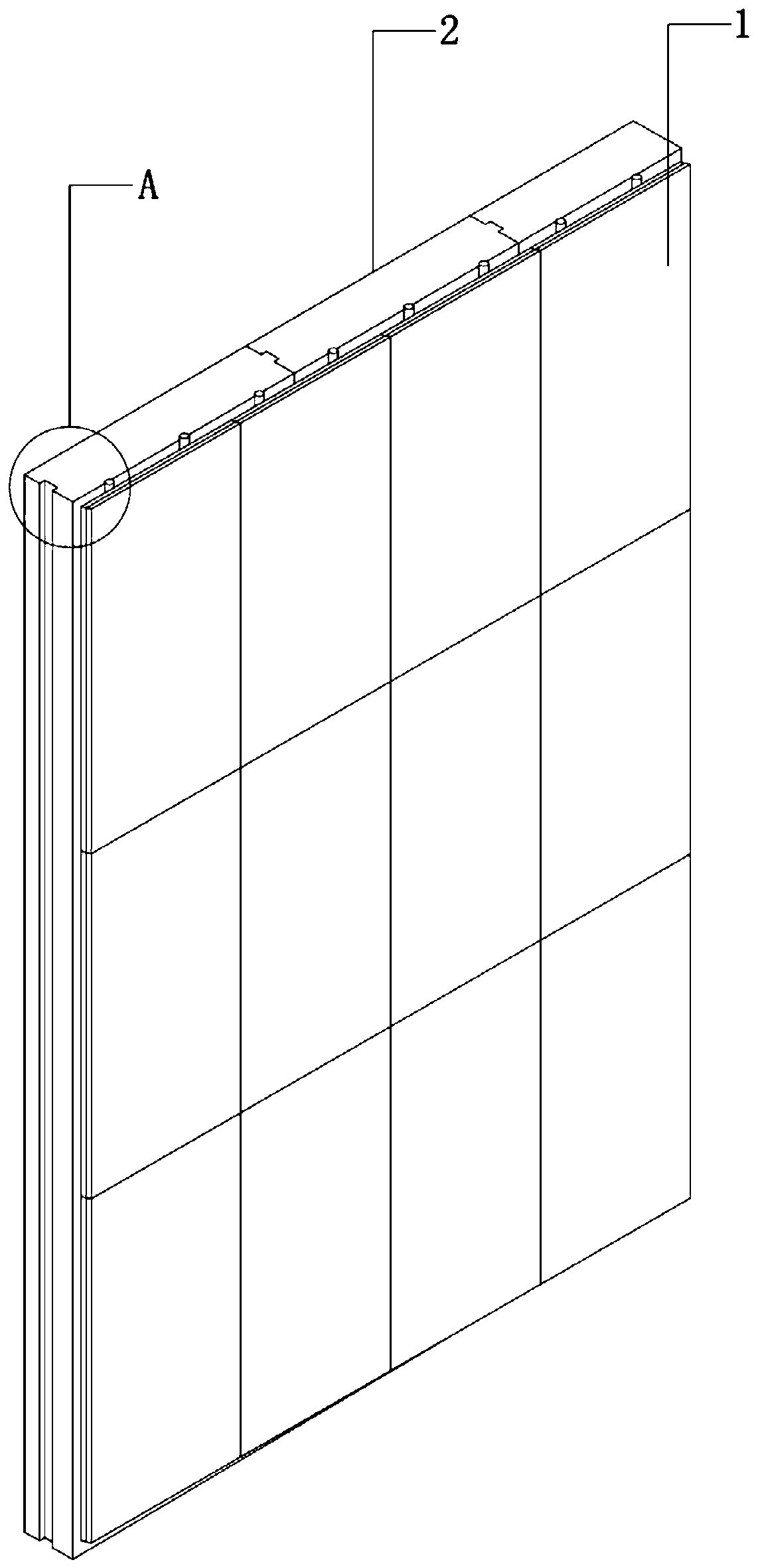 Fabricated ceramic tile concrete composite board wall surface mounting system and method