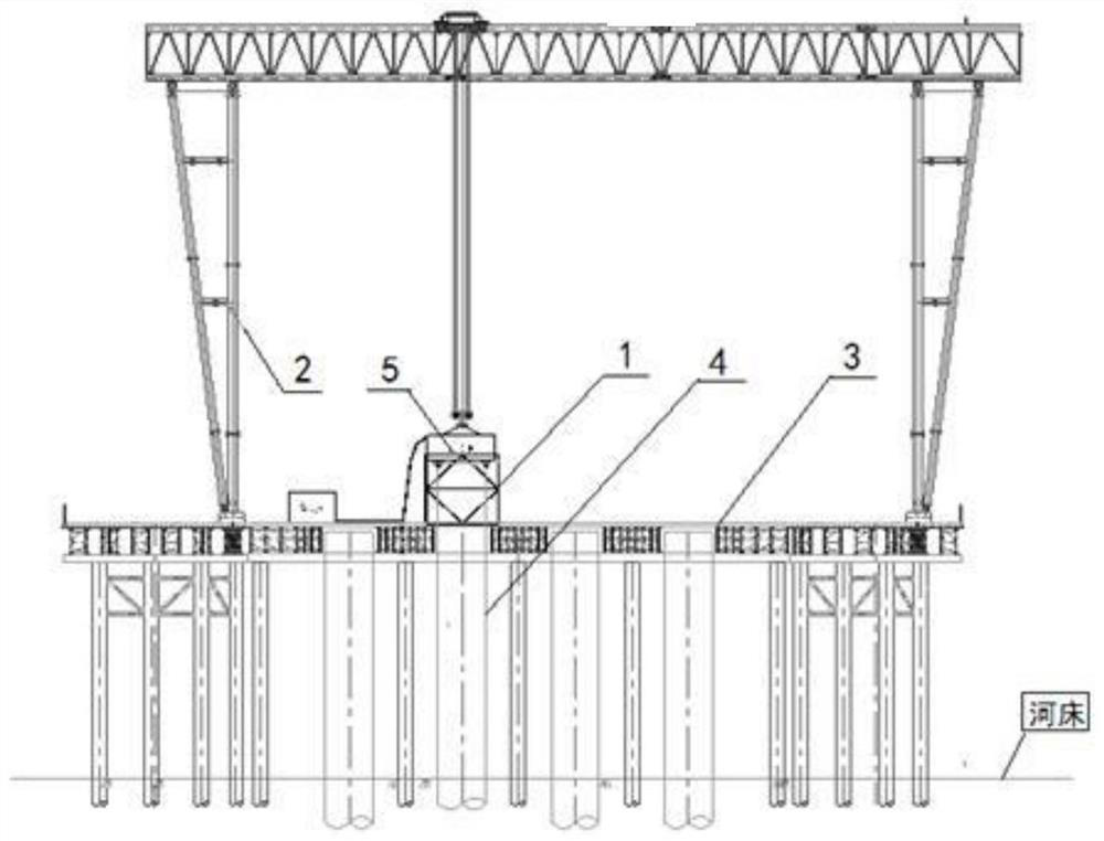 A kind of super-deep and large-diameter bored pile hole forming method