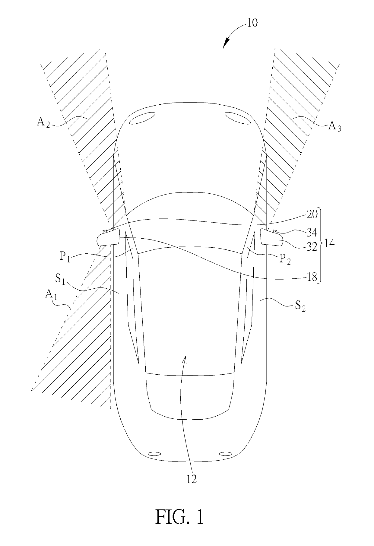 Rearview mirror apparatus and car thereof