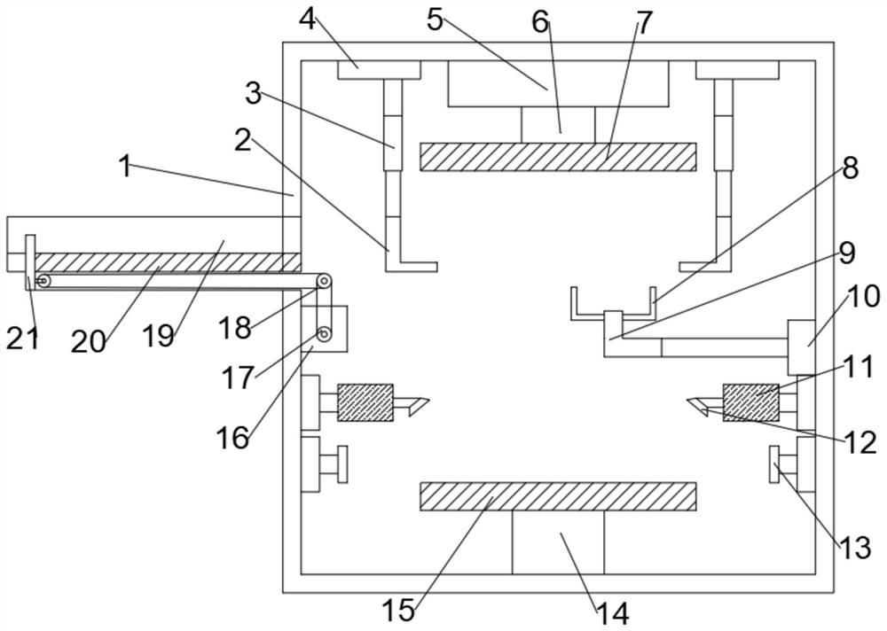 Production device of environment-friendly composite door plate