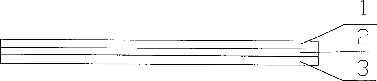 Manufacturing method of double-layer bamboo surface window shutter