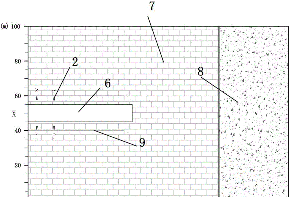 Method for detecting geological structures of coal mine excavation roadway in various directions by using excavation signals