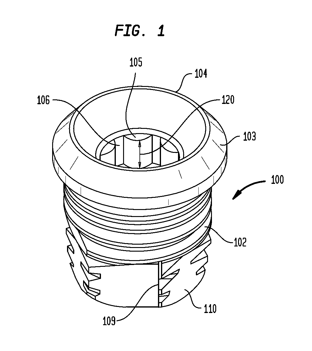 Bone anchor fixture for a medical prosthesis