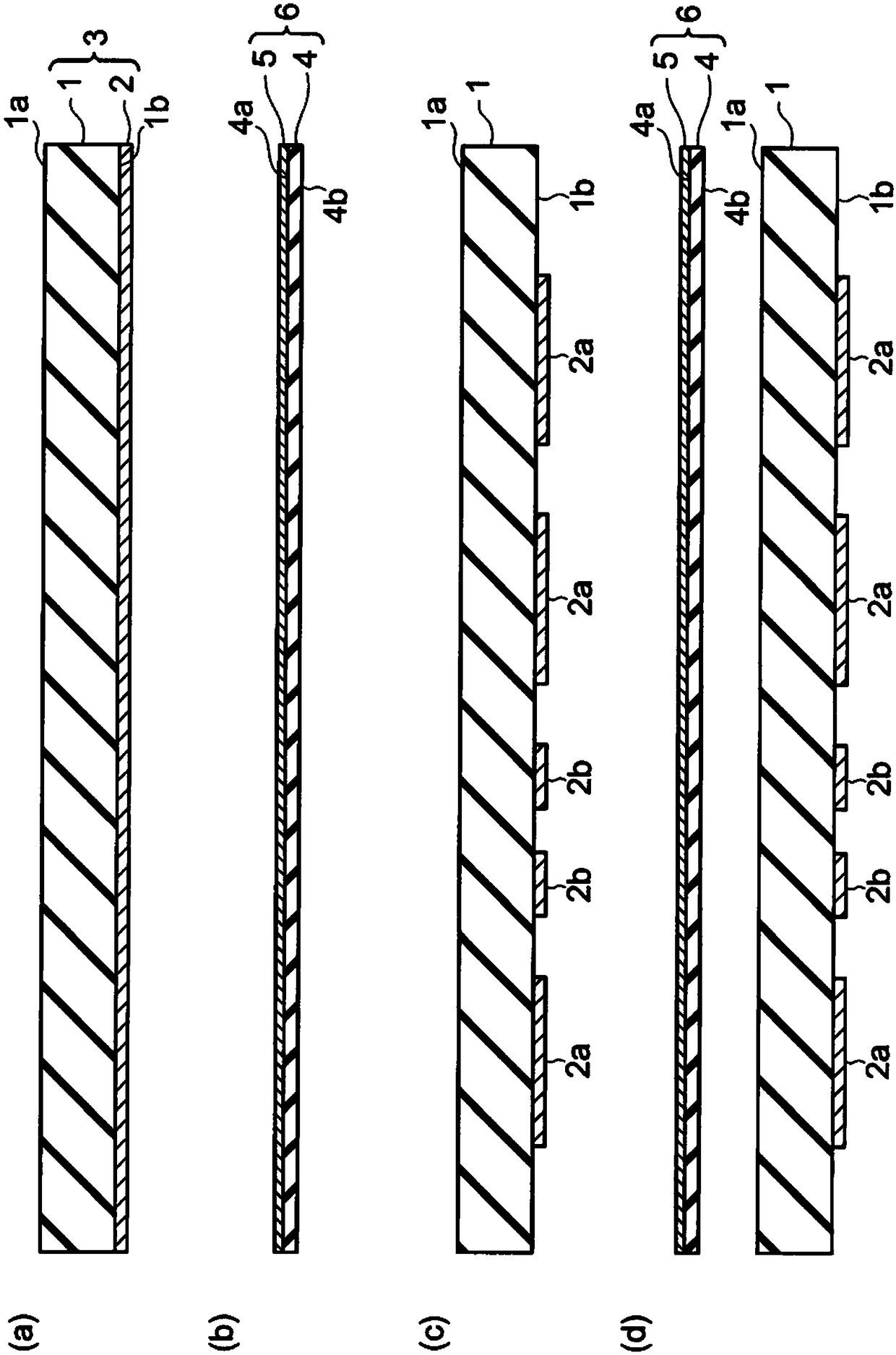 Method for producing printed wiring board and protective film