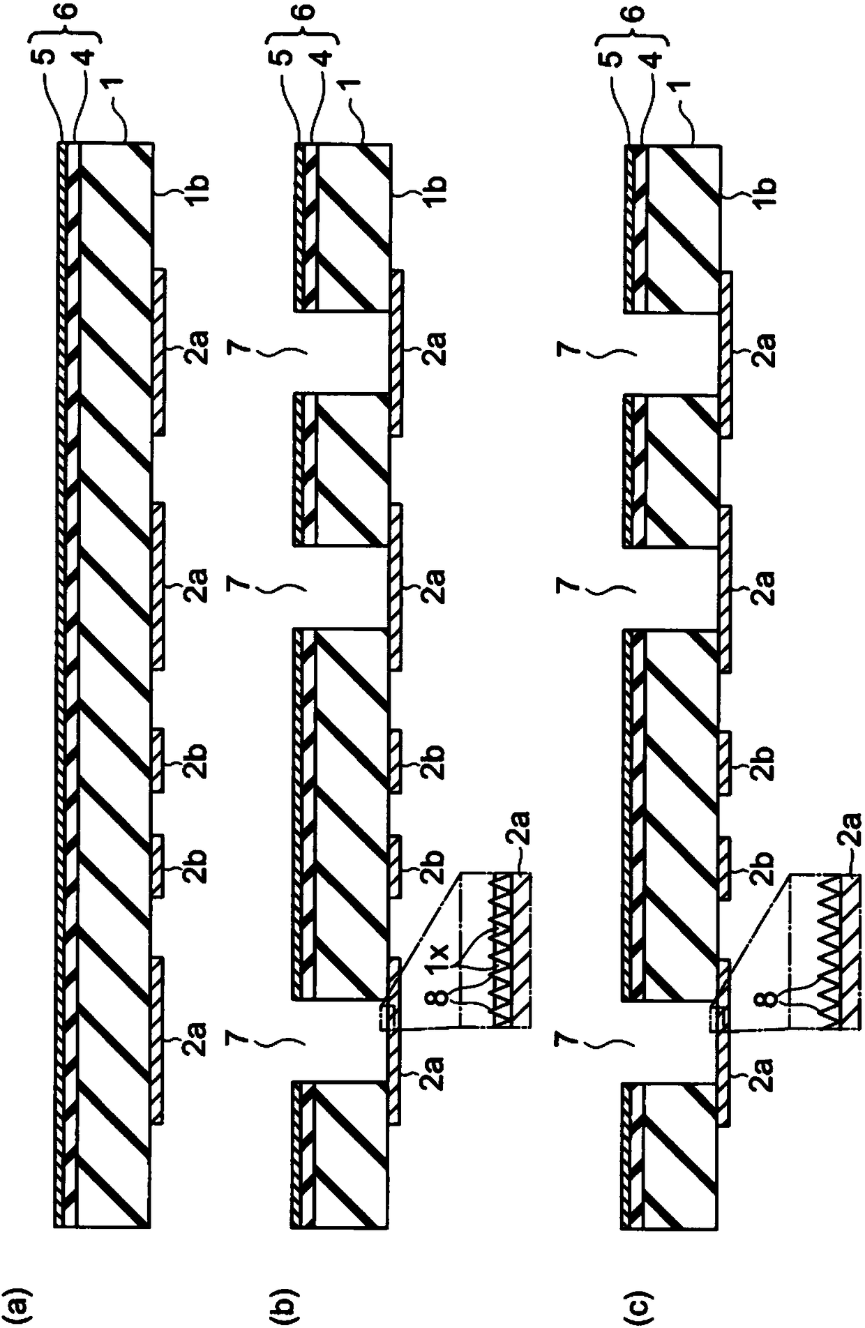 Method for producing printed wiring board and protective film