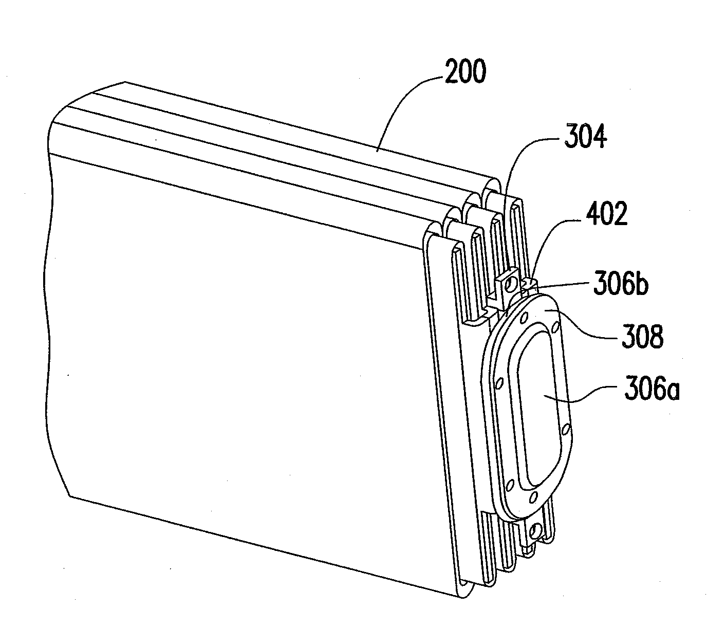 Battery with soaking plate for thermally and electrically conductive channel, and cap assembly thereof