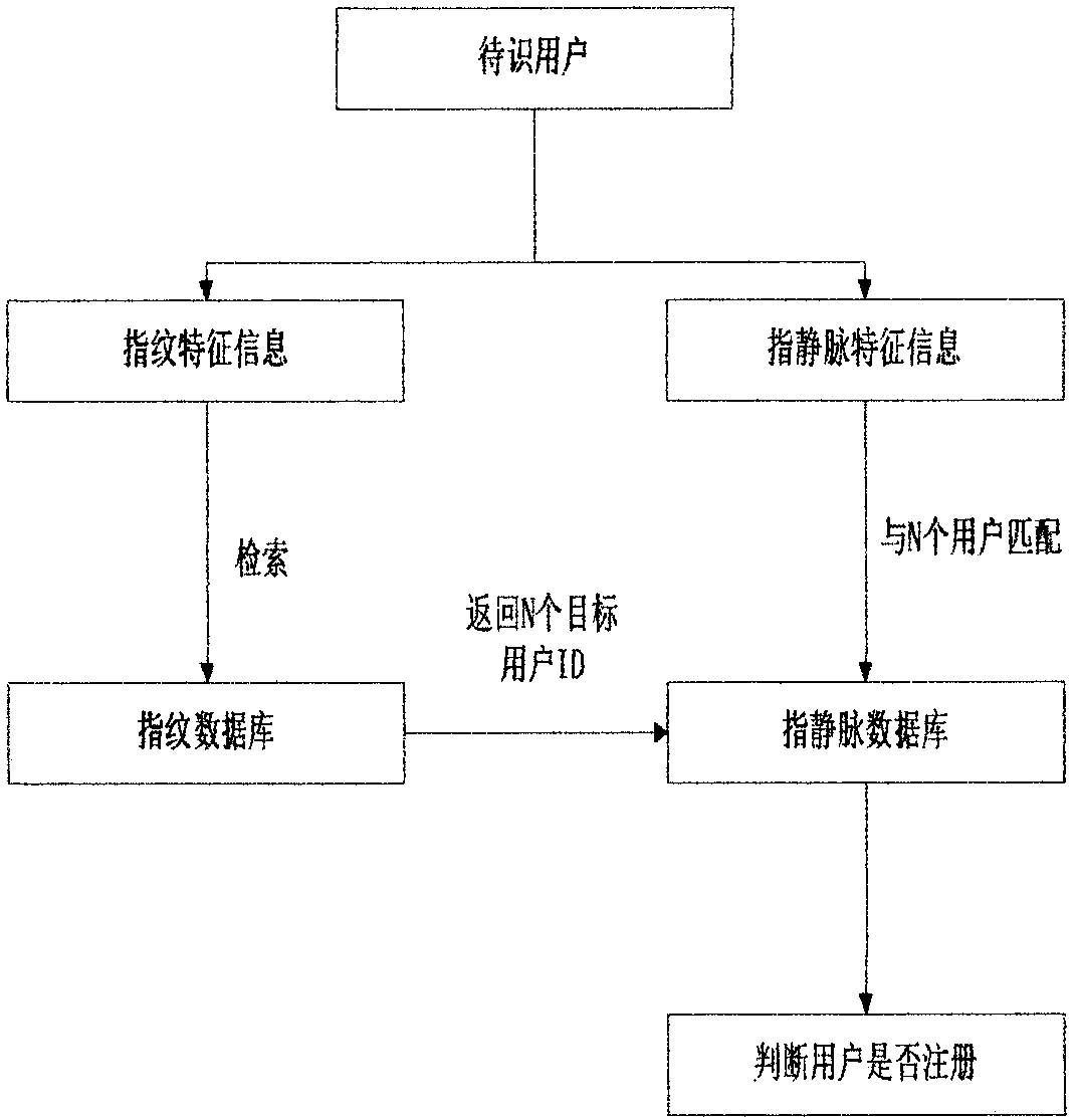 Fingerprint and finger vein combined recognition algorithm