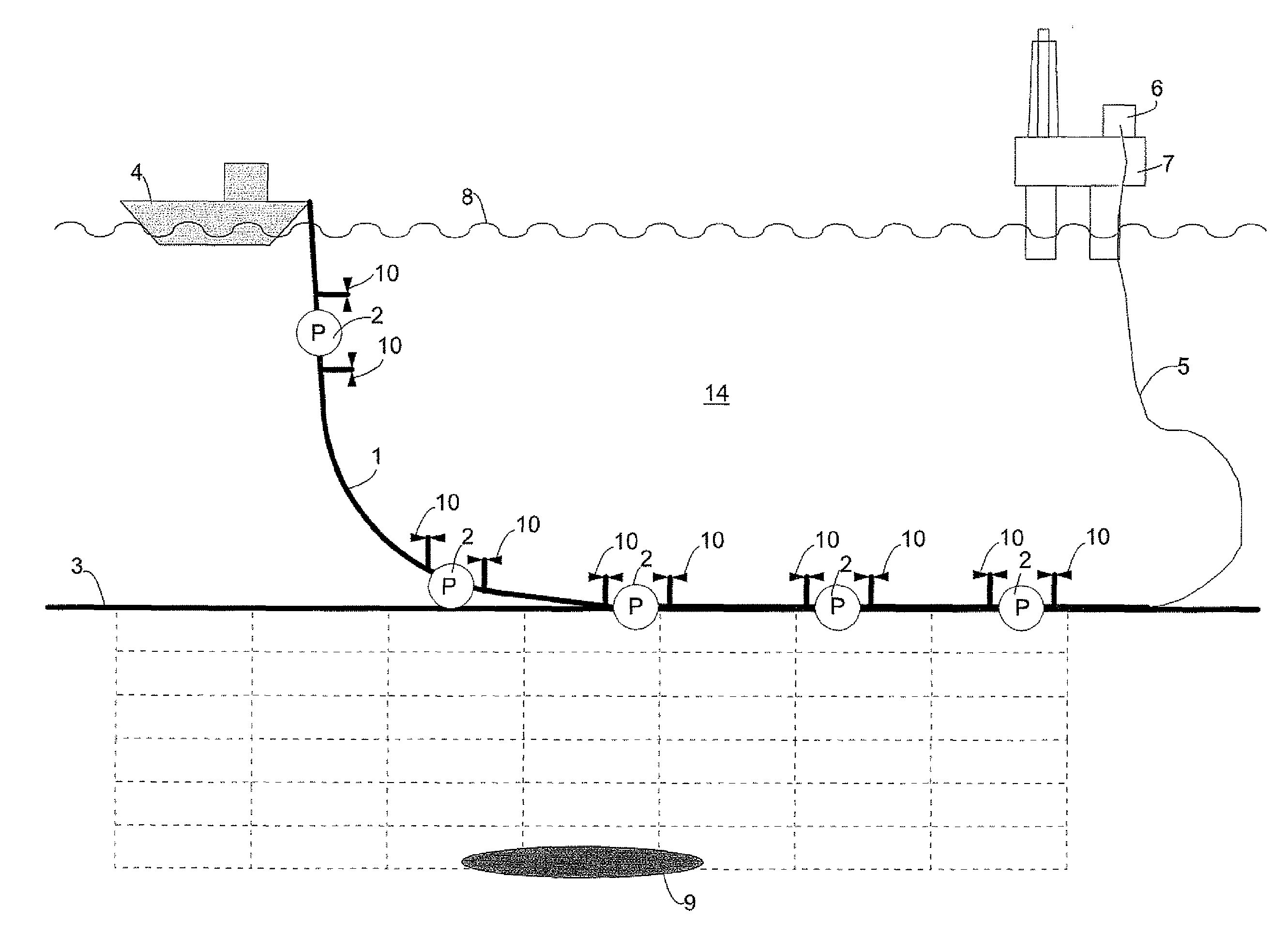 Method and system for monitoring waterbottom subsidence