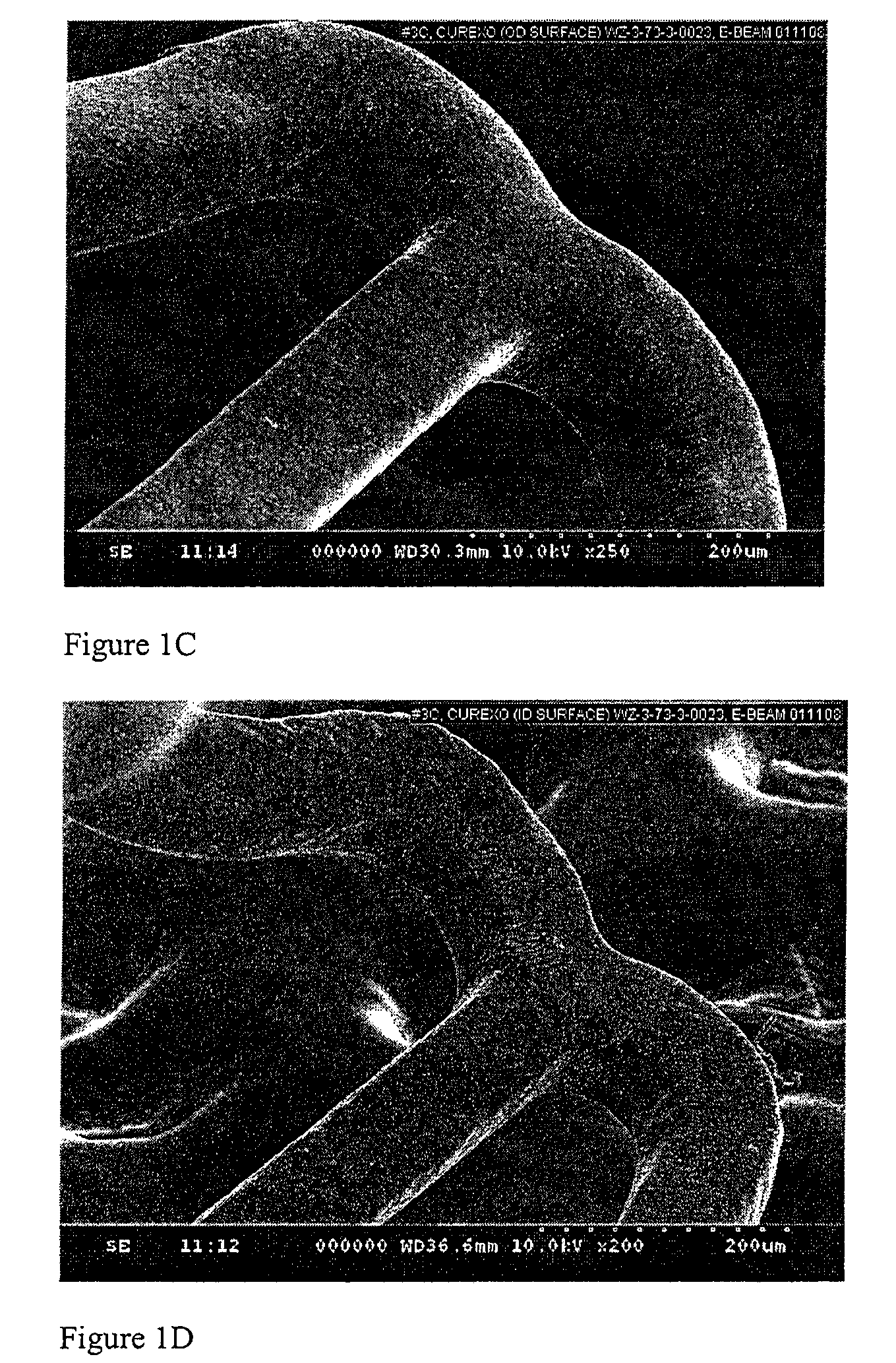 Coating comprising poly (ethylene glycol)-poly (lactide-glycolide-caprolactone) interpenetrating network