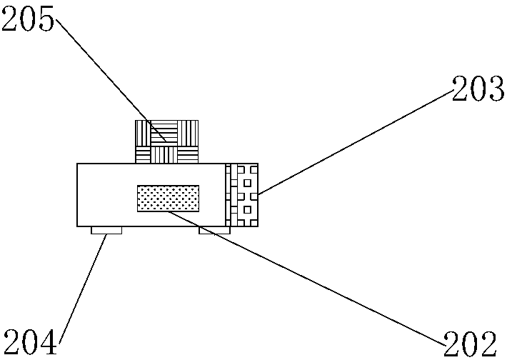 Detecting instrument applied to level-concave degrees of railway steel rails