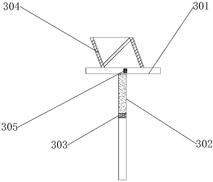 Detecting instrument applied to level-concave degrees of railway steel rails