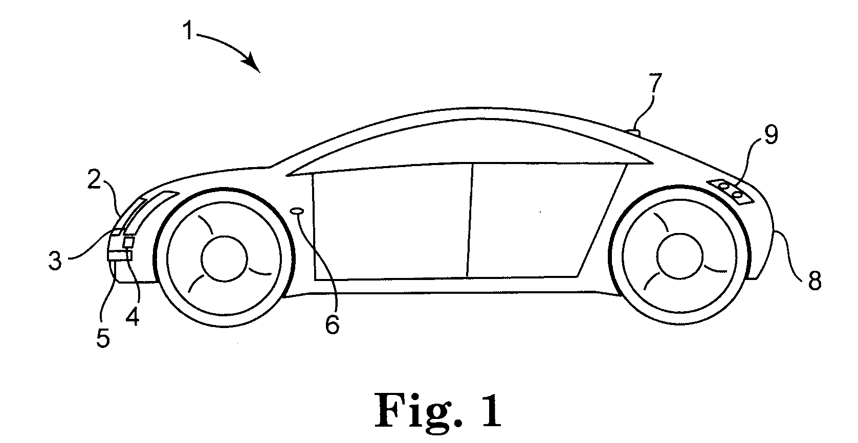 Side-loaded light emitting diode module for automotive rear combination lamps