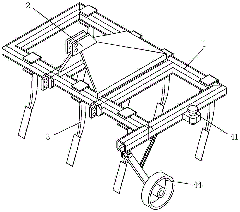 Suspension-type subsoiler and online tilling depth detection device and method