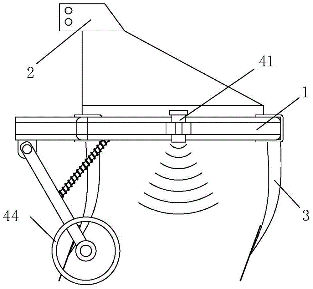 Suspension-type subsoiler and online tilling depth detection device and method