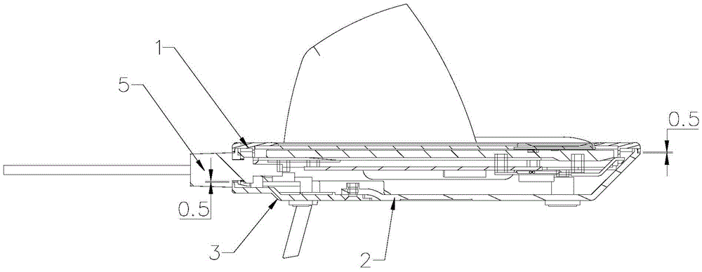 Terminal equipment type bottom cover plate assembling structure and application method thereof