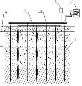 Overpressure vacuum dewatering combined dynamic consolidation foundation treatment method