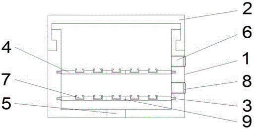 Electric power wiring groove